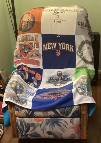 Customer photo review of Project Repat T-Shirt Quilt