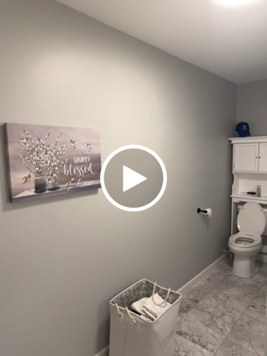 Customer video review of Christian Canvas Wall Art, Simply Blessed Wall Decor