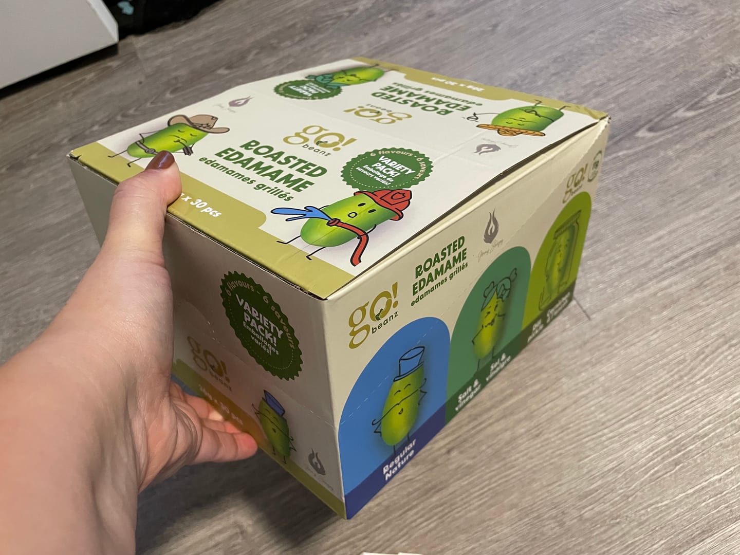 Customer photo review of Go Beanz - Edamames Grillés 26g