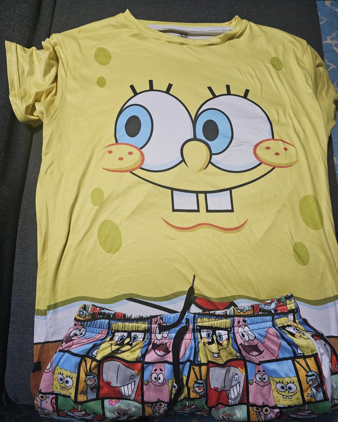 Customer photo review of Playera Pijama Bob Esponja