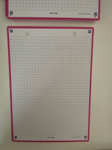 Avis photo d'un client sur Fiches de révision REVISION 2.0 OXFORD # 50 fiches 14,8 x 21 cm - petits carreaux