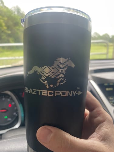 Customer photo review of Bundle (6) Custom Laser Engraved - 20oz Tumblers