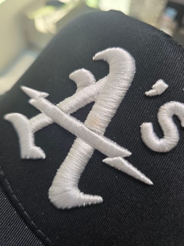 Customer photo review of A's Remix Premium Snapback