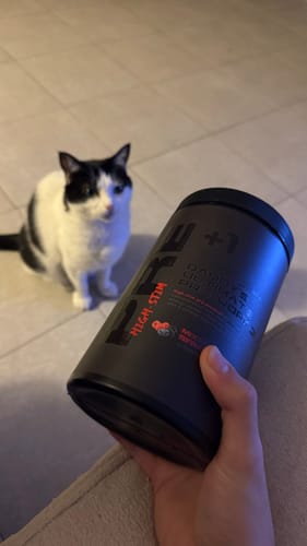 Customer photo review of +1© Danny's Ultimate Pre Workout High-stim (520g)
