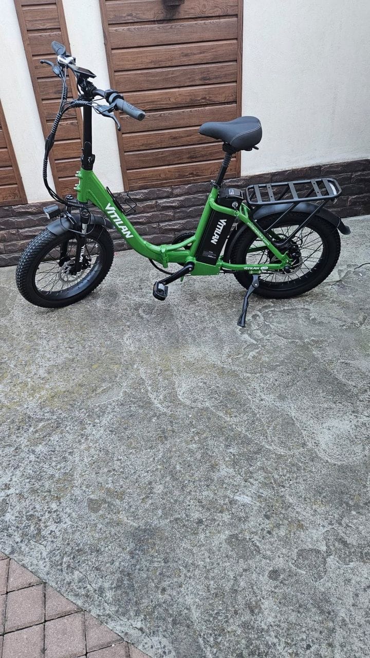 Customer photo review of U3 Full Suspension Foldable Fat Tire Electric Bike