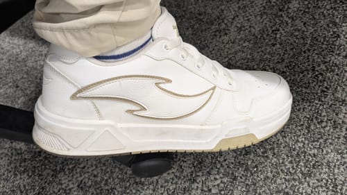 Customer photo review of ZEN Sun White Men's casual sneaker