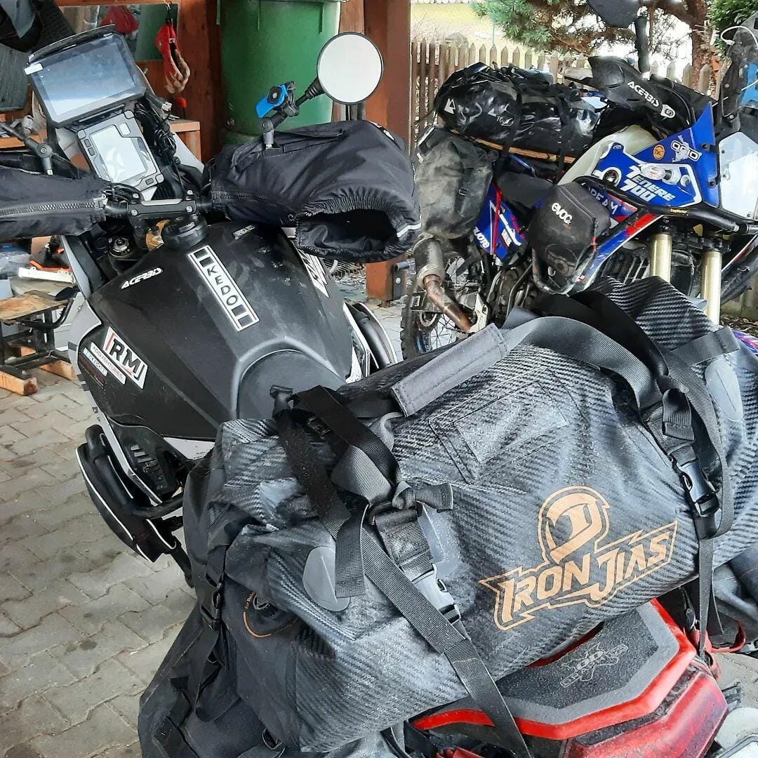 Customer photo review of RIDEIRON Waterproof Large Capacity Motorcycle Travel Dry Bag | BAG007