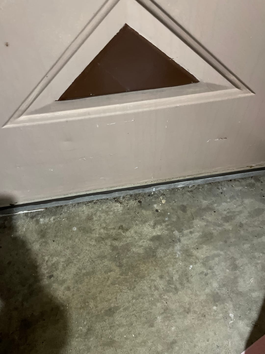 Customer photo review of Pease Slide-On Steel Door Sweep