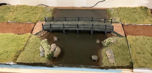 Customer photo review of Walthers SceneMaster 949-1129 Tear & Plant Meadow Mat 8-5/8 x 7-7/8" 22 x 20cm -- Early Spring Meadow