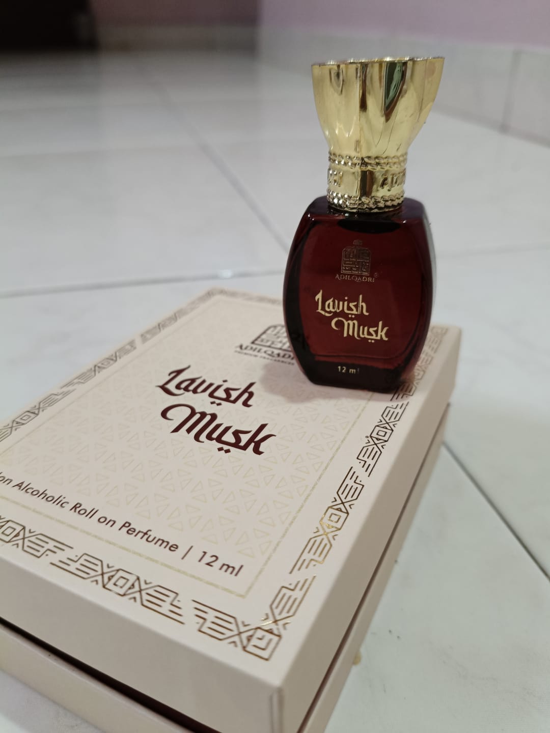 Customer photo review of Lavish Musk Premium Attar Perfume