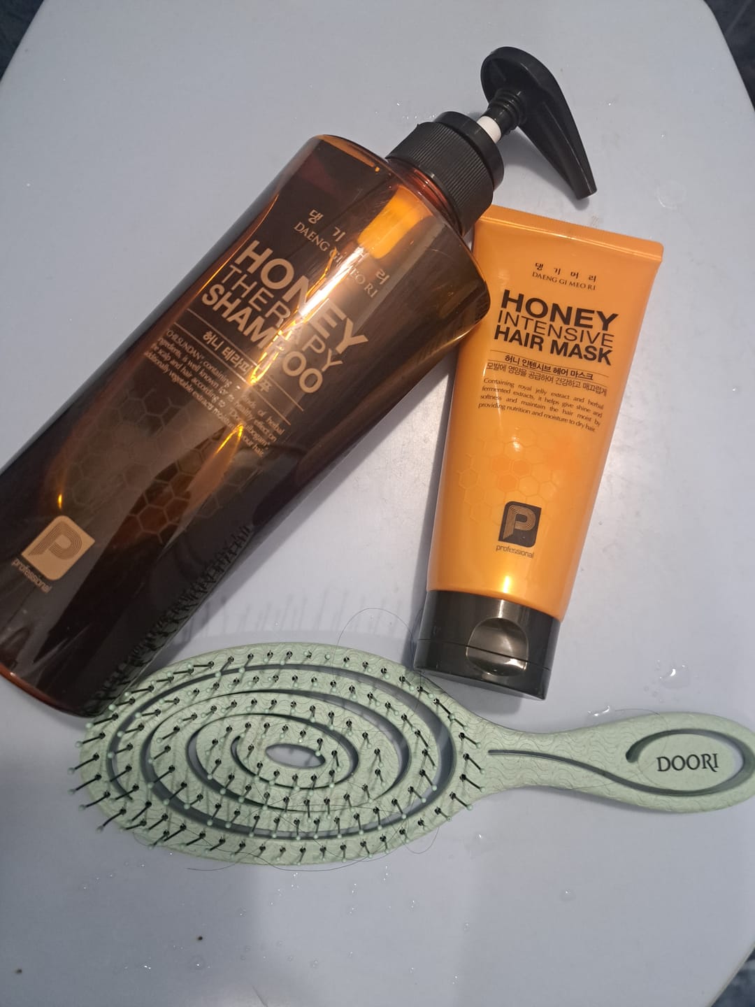 Customer photo review of Професионален шампоан Медена терапия Doori Honey Therapy
