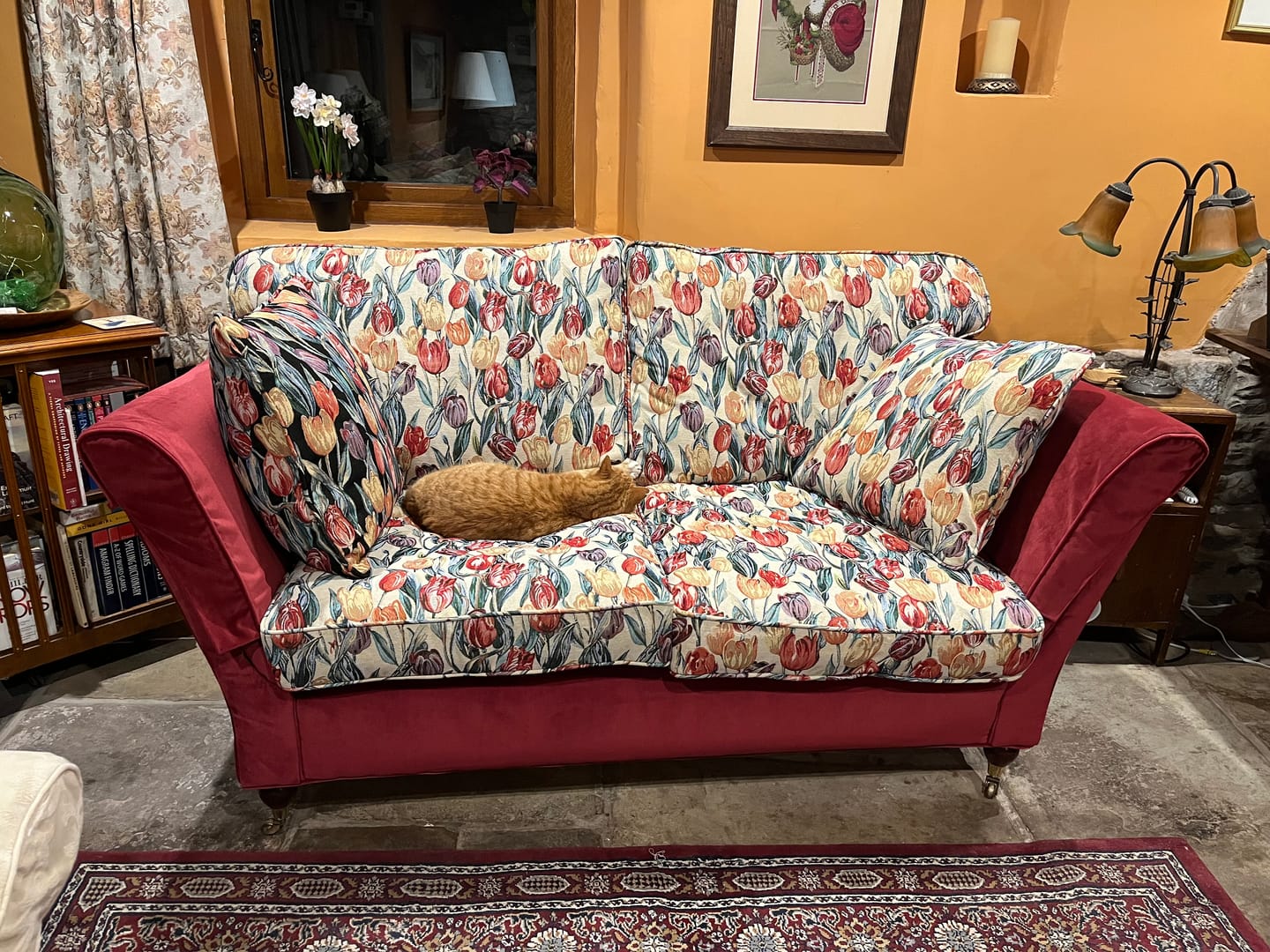 Customer photo review of Tulip Garden Tapestry Fabric