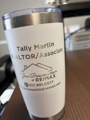 Customer photo review of Bundle (6) Custom Laser Engraved - 20oz Tumblers