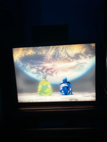 Customer photo review of Cyberpunk: Edgerunners Colorful Lucy LED Light Up Painting Frame Artwork Lamp