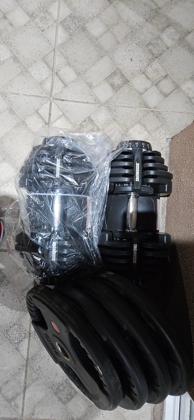 Customer photo review of Mancuerna Ajustable 40 Kg
