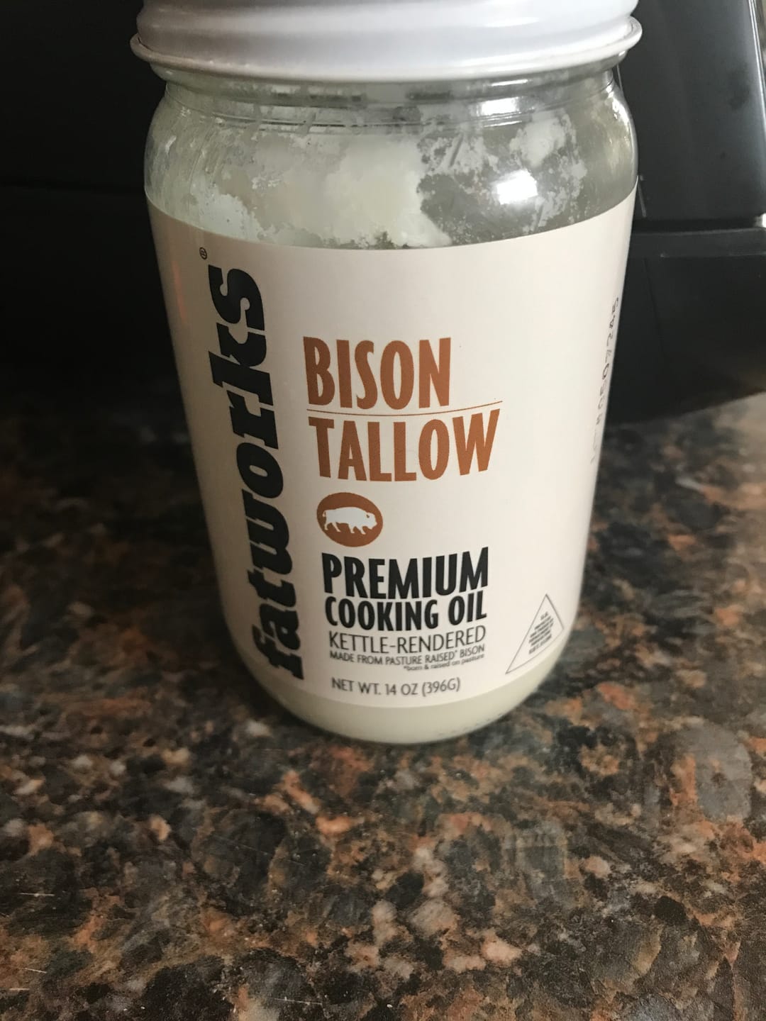 Customer photo review of Pasture Raised Bison Tallow a.k.a. Thunderfat (14 oz)