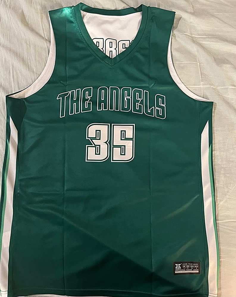 Customer photo review of Custom Reversible Basketball Jerseys with Numbers |  Personalized Double Side Tops