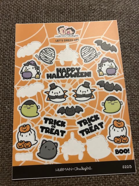 Customer photo review of Let's Dress Up Sticker Sheet