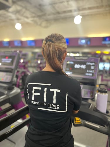 Customer photo review of Salty Savage Unisex “FIT Fuck, I’m Tired” Tee