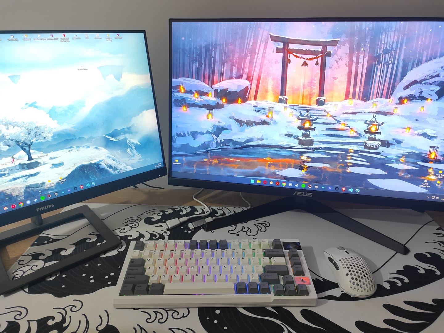 Customer photo review of Darmoshark K8 Mekanik Klavye