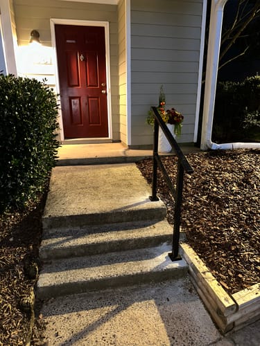 Customer photo review of Stair Handrail Kit