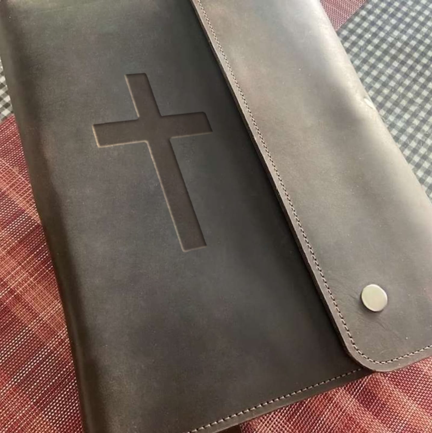 Customer photo review of Bible Rivets Cover