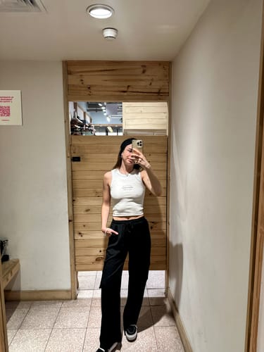 Customer photo review of Pants Lino Cargo Black