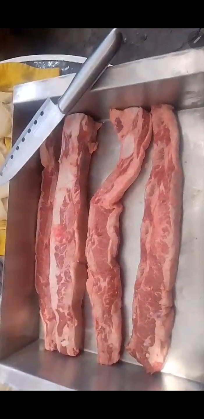Customer photo review of Asado de Tira Trozado Premium | Paquete 1.200 kg | Corte Criollo