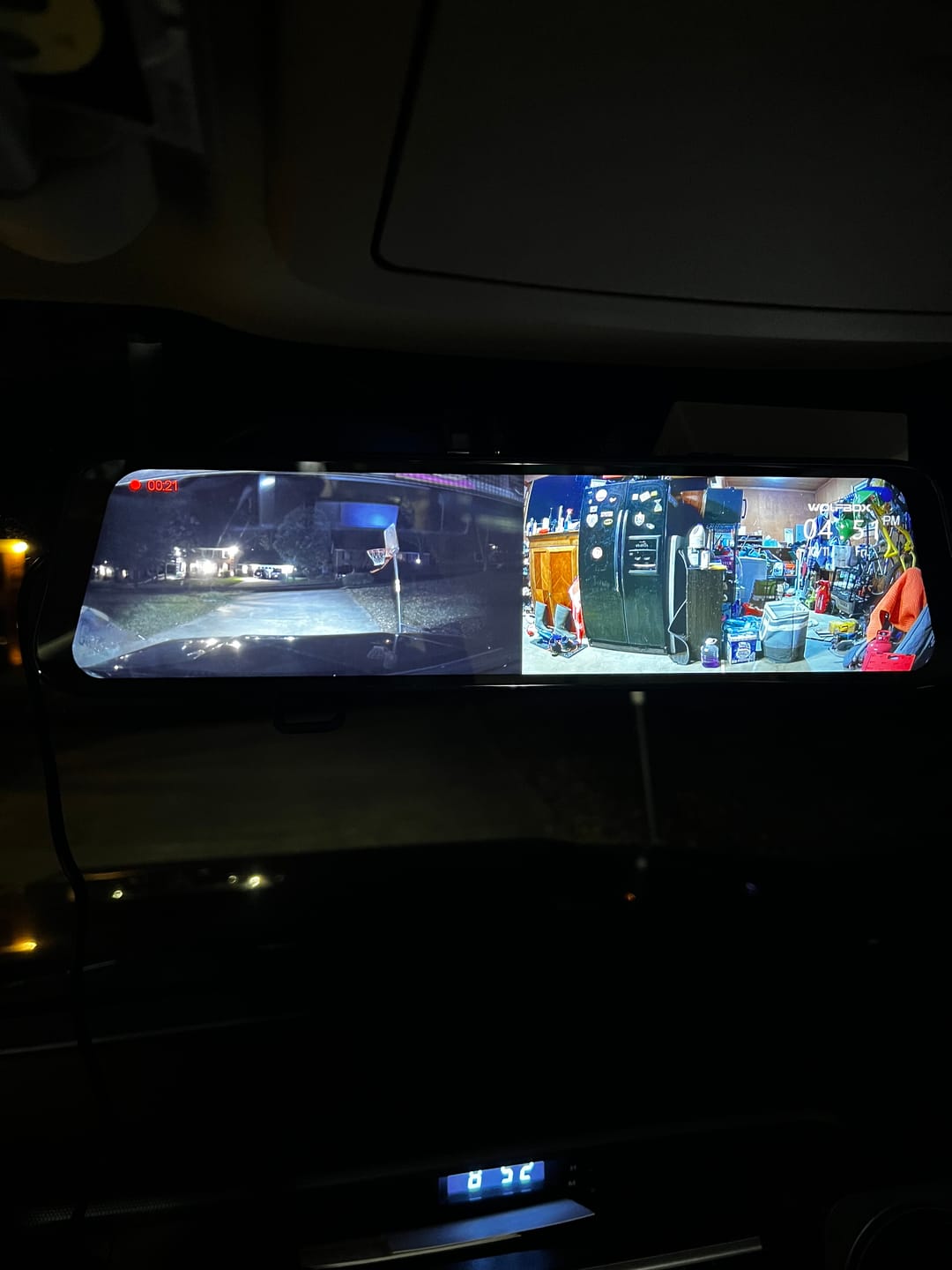 Customer photo review of WOLFBOX Universal Bracket for Smart Mirror for G900Tripro/ G900Pro/ G850Pro/ G900/ G850/ G840S/ G840H