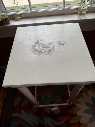 Customer photo review of Birdie Collage - Mesh Stencil 8.5x11