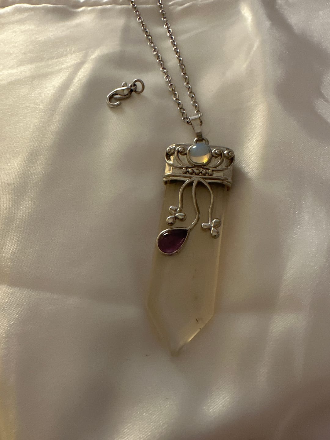 Customer photo review of Goddess Protection Necklace