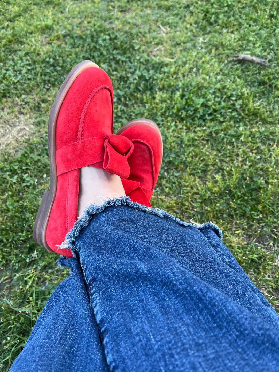 Customer photo review of Mocasin Mujer / Vallarta Rojo