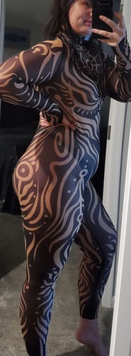 Customer photo review of Worship Night Mesh Costume