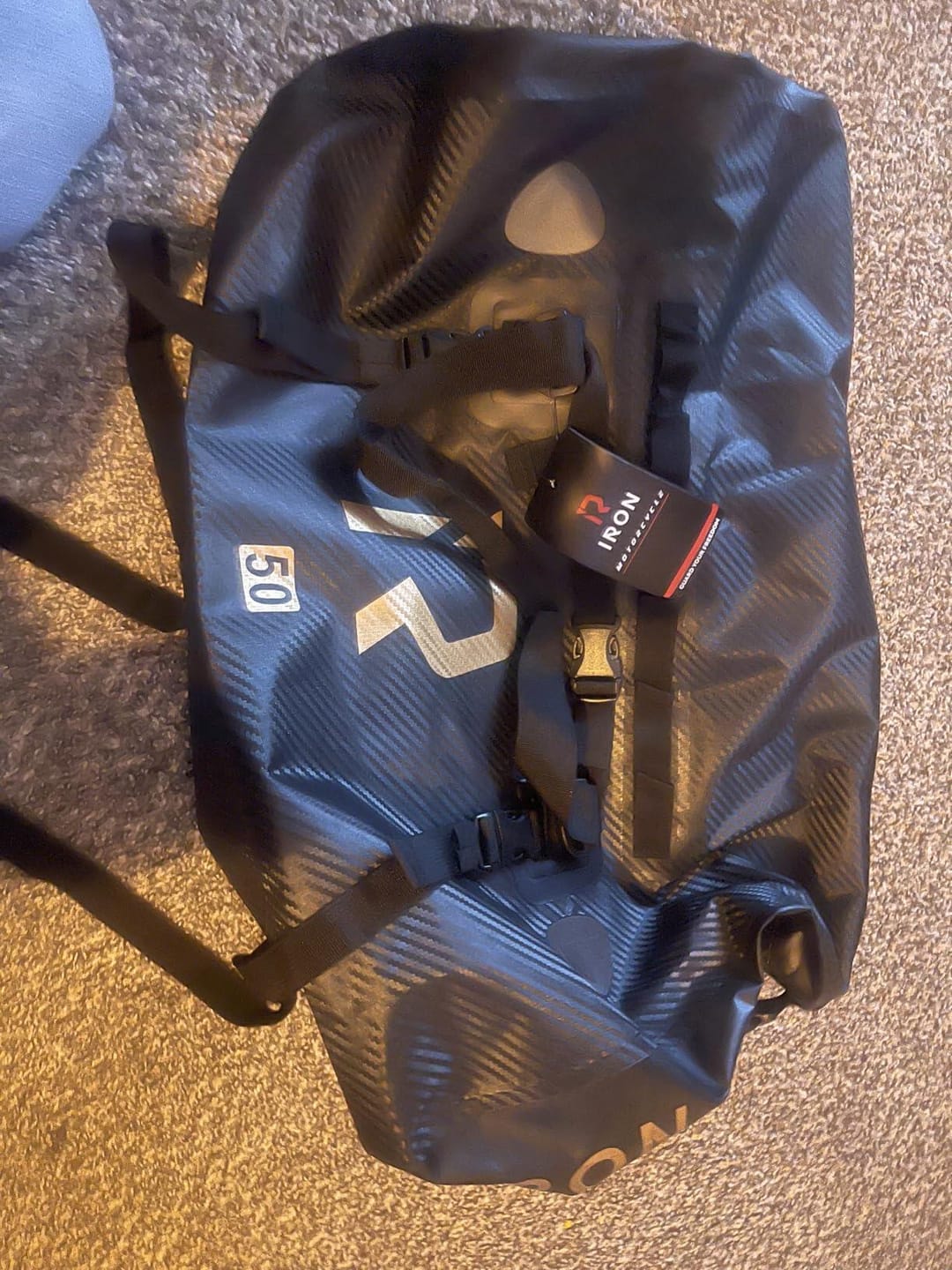 Customer photo review of RIDEIRON Waterproof Large Capacity Motorcycle Travel Dry Bag | BAG007