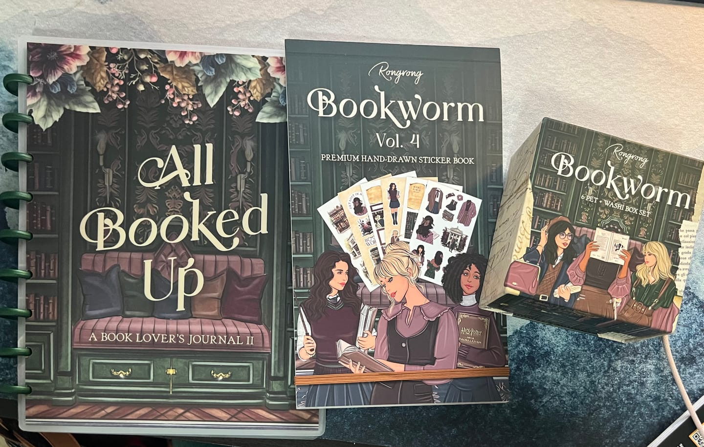 Customer photo review of Dark Academia All Booked Up Reading Journal