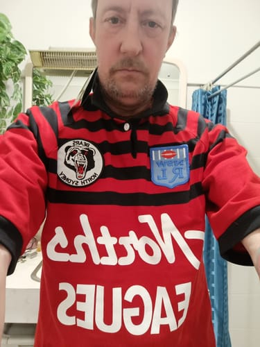 Customer photo review of 1991 North Sydney Bears Retro Jersey