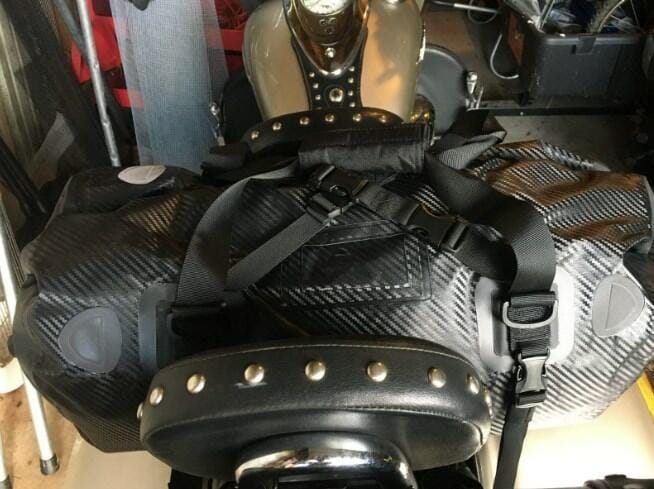 Customer photo review of RIDEIRON Waterproof Large Capacity Motorcycle Travel Dry Bag | BAG007