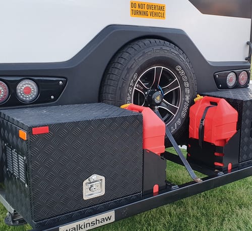 Customer photo review of 22L Jerry Can Holder - Black