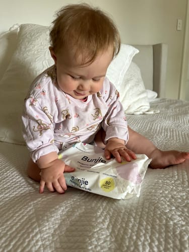 Customer photo review of 24 Pack of Probiotic Baby Wipes