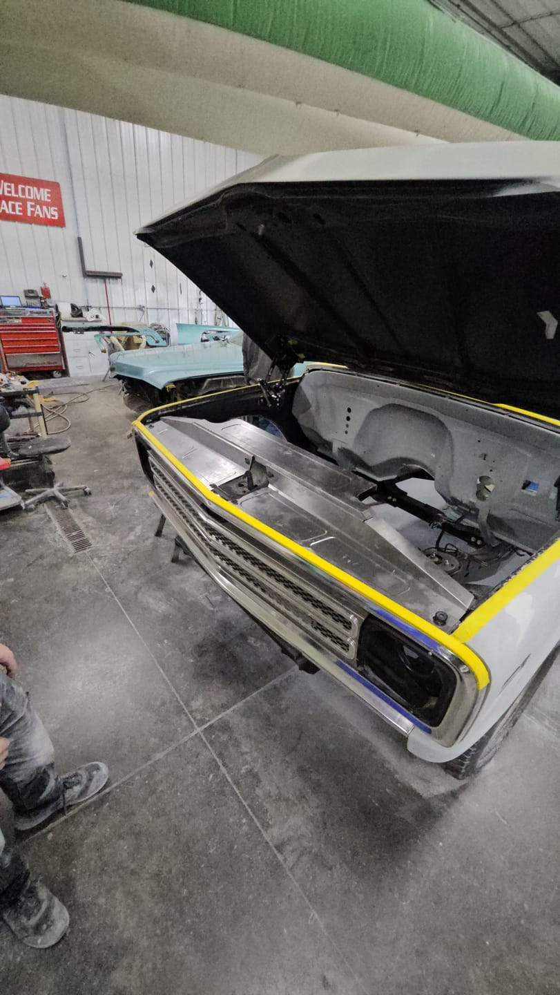Customer photo review of 69-72 Chevy / GMC 3 Piece Core Support Filler Panel-Classic Bead Roll -GEN 2