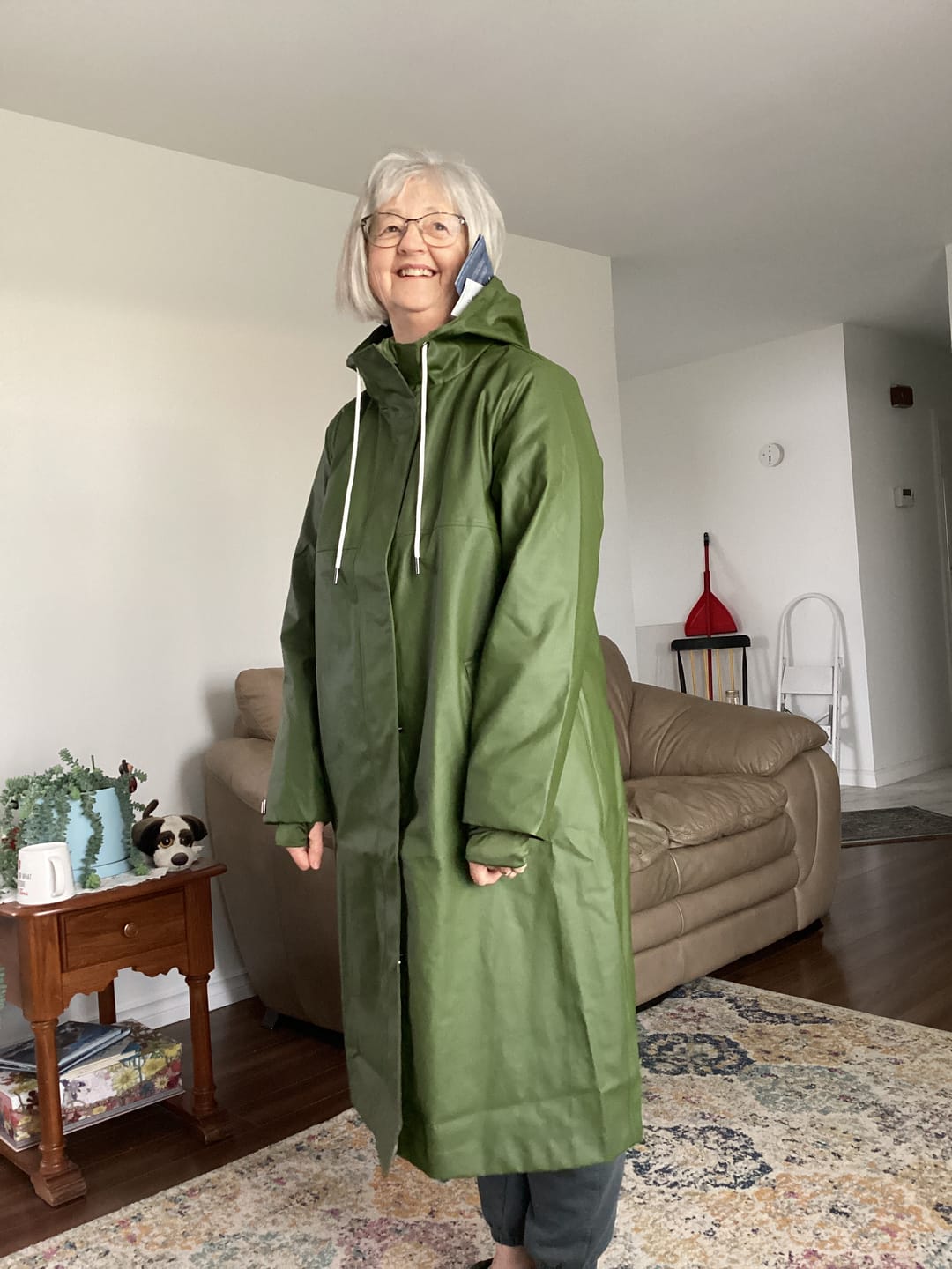 Customer photo review of Long Liner - Chive Green