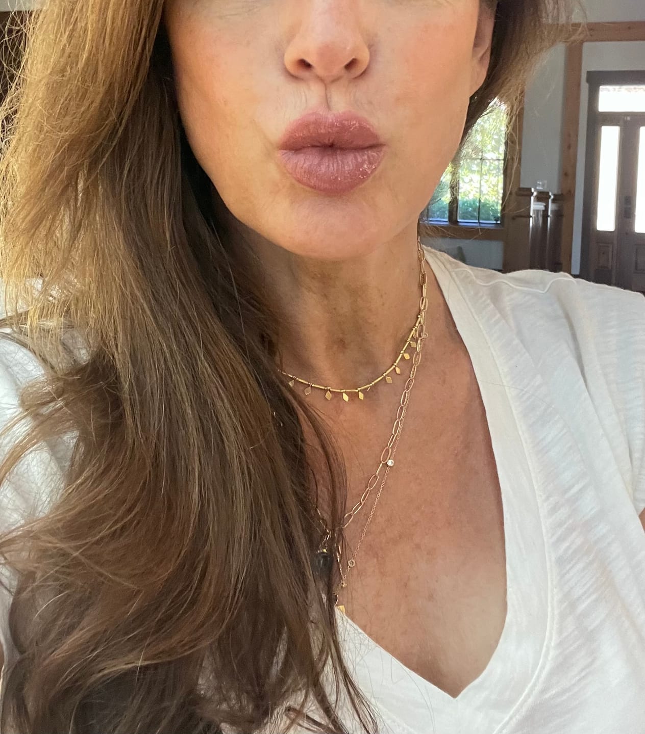 Customer photo review of lipstick intuition