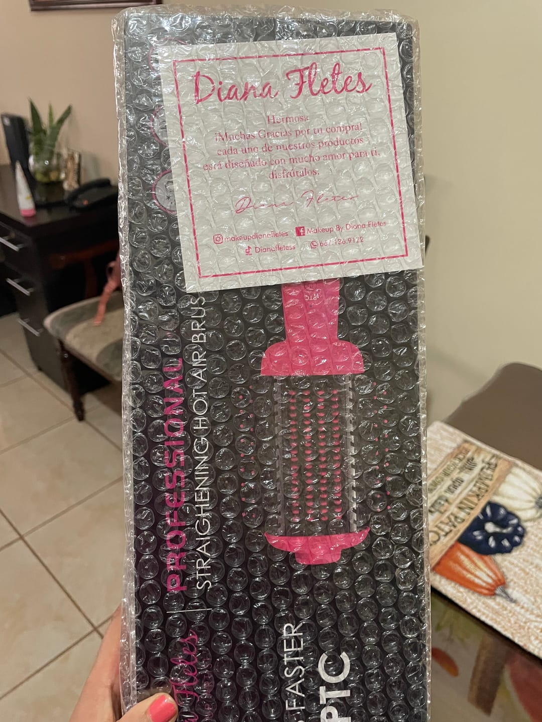 Customer photo review of New Cepillo Secado y Moldeo Rápido Diana Fletes