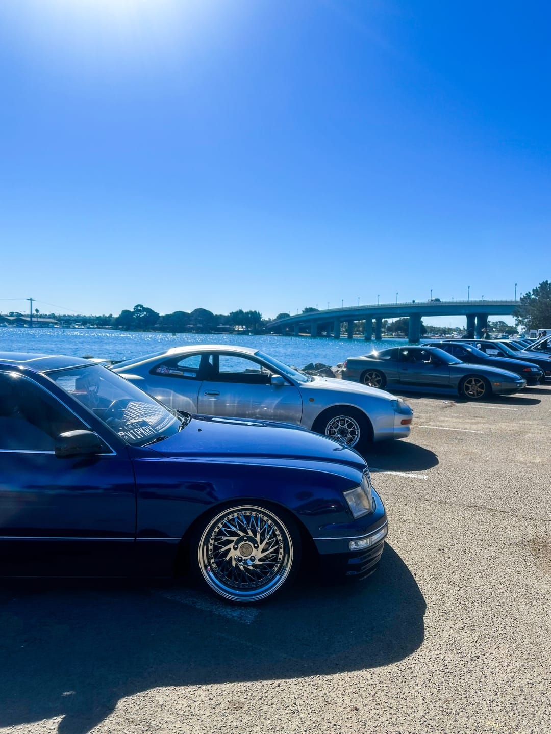 Customer photo review of Glossy Metallic Tanzanite Blue Vinyl Wrap