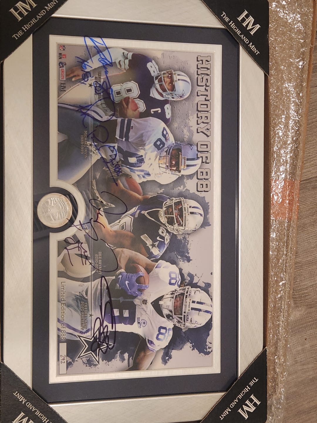 Customer photo review of Drew Pearson Autograph Signing