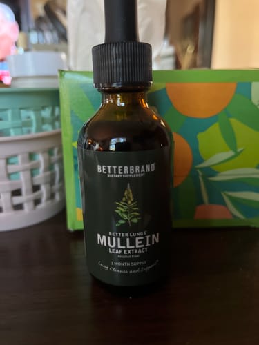 Customer photo review of BetterLungs® Mullein + Chlorophyll