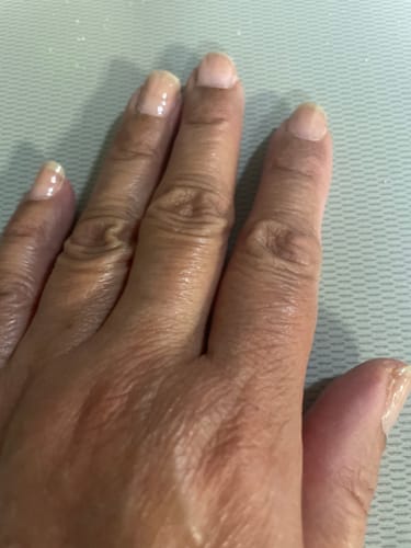 Customer photo review of Cling Color Grip Top Coat