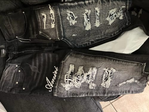 Customer photo review of AMIRI Jeans
