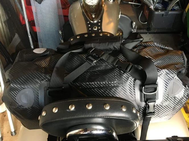 Customer photo review of RIDEIRON Waterproof Large Capacity Motorcycle Travel Dry Bag | BAG007