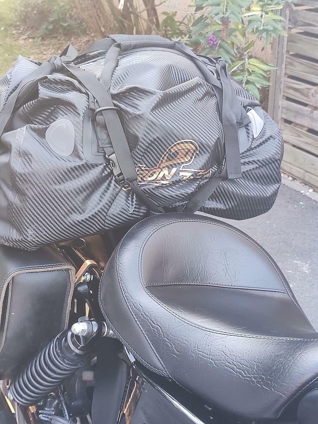Customer photo review of RIDEIRON Waterproof Large Capacity Motorcycle Travel Dry Bag | BAG007